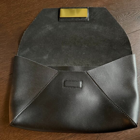 J.Crew Factory leather envelope clutch - Picture 2 of 2